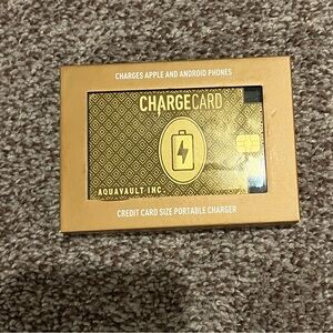 NWT Gold Aquavault Charge Card
